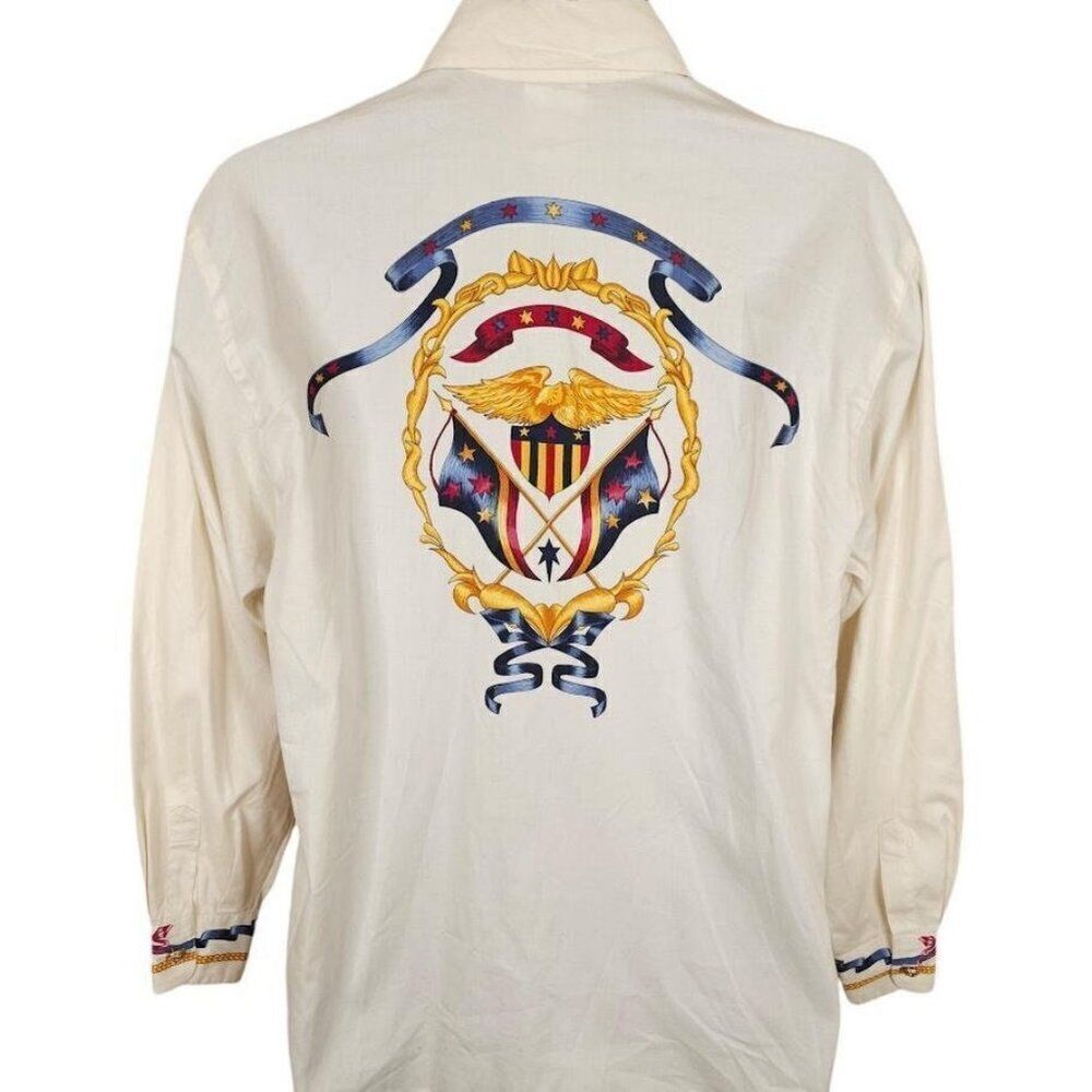Vintage Mondi Shirt Womens Size Small European 36 Made In West Germany Crest